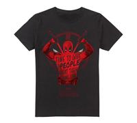Marvel Deadpool & Wolverine Give The People Deadpool Unisex T Shirt, Black, XXX-Large