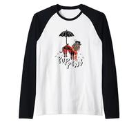 Marvel Deadpool & Wolverine Mary Poppins Dogpool Puppins Raglan Baseball Tee