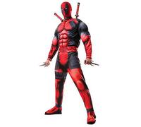 Marvel Deluxe Fiber Filled Deadpool Costume, One Colour, Size 42", Women One Colour