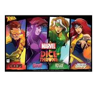 Marvel X-Men Dice Throne Box 2, 4 Hero Box Featuring Cyclops, Jean Grey, Gambit & Rogue, Competitive Dice Board Game, Stand-Alone & Cross Compatible with All Dice Throne Heroes, Officially Licensed