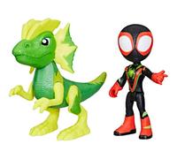 Marvel Dino-Webs Miles Spin Morales And Electrosaurus
