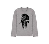 Marvel Disney Punisher One Last Kill Frank Castle Long Sleeve T-Shirt, Athlet In Grey Grey