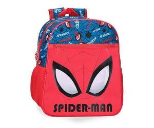 Marvel Disney Spiderman Authentic Preschool Backpacks School Backpack Polyester Wide Adjustable Shoulder Strap Double Pocket By Joumma Bags, red, Spiderman Backpack