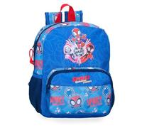 Marvel Disney Spidey Power of 3 Kids Backpack School Backpack Wide Ergonomic Padded Shoulder Straps Multiple Pockets By Joumma Bags, blue, backpack 28