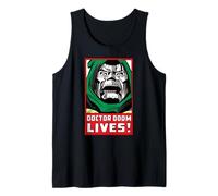 Marvel Doctor Doom Lives! Classic Vintage Retro Comic Art Tank Top