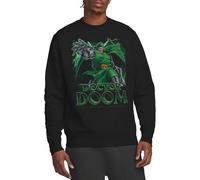 Marvel Doctor Doom Ruler Of Latveria Unisex Sweatshirt, Black, XX-Large