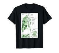Marvel Doctor Doom's Armor Schematic Vintage Comic Blueprint T-Shirt