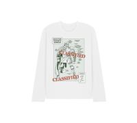 Marvel Doctor Doom'S Classified Armor Blueprint Long Sleeve T-Shirt, White | Size: Large Marvel White L