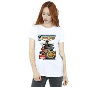 Marvel Doctor Strange Comic Cover Cotton Boyfriend T-Shirt In White White L