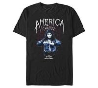 Marvel Doctor Strange in The Multiverse of Madness-Chavez Portal Organic Short Sleeve T-Shirt, Black, XXL