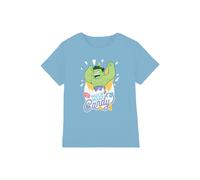 Marvel Easter Hulk Want Candy Kids T-Shirt, Sky Blue in Light Blue | Size: 7-8 Years Marvel Light Blue 7-8 Years
