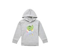Marvel Easter Hulk Want Candy Youth Kids Pull-Over Hoodie, Athletic Heather in Grey | Size: 7-8 Years Marvel Grey 7-8 Years
