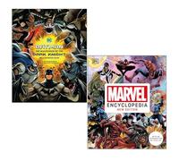 Marvel Encyclopedia New Edition & Batman The Multiverse of the Dark Knight An Illustrated Guide 2 Books Collection Set