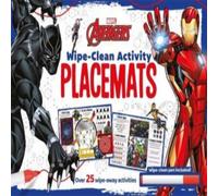 Marvel Entertainment International Ltd Marvel Avengers: Wipe-clean Activity Placemats Paperback Book Marvel Entertainment International Ltd Multicolor