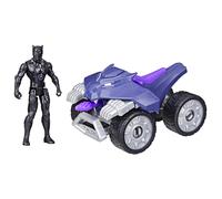 Marvel Epic Hero Series Black Panther Claw Strike ATV, Toy Car Playset with Acti
