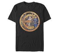 Marvel ETERNALS Badge Group Shot Organic Short Sleeve T-Shirt, Black, XXL