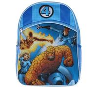 Marvel Fantastic Four 16" Blue School Backpack with Front and Side Pockets