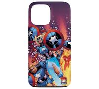 Marvel Fantastic Four Cap America 80th Anniversary Covers Case for iPhone 13 Pro Max