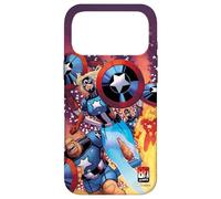 Marvel Fantastic Four Cap America 80th Anniversary Covers Case for iPhone 17 Pro Max