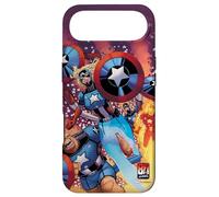 Marvel Fantastic Four Cap America 80th Anniversary Covers Case for iPhone Air