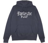 Marvel Fantastic Four Classic Logo Hoodie - Navy Navy M