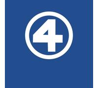 Marvel Fantastic Four Classic Symbol Unisex T-Shirt - Blue - S