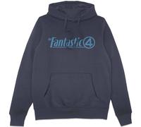 Marvel Fantastic Four Core Logo Hoodie - Navy | Size: 2XL Marvel Navy 2XL