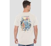 Marvel Fantastic Four Cosmic First Family (Back Print) T-Shirt, Natural in Beige | Size: Large Marvel Beige L