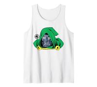 Marvel Fantastic Four Doctor Doom Big Face Villain Costume Tank Top