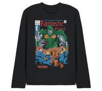 Marvel Fantastic Four Doom Victims Unisex Long Sleeve T Shirt, Black