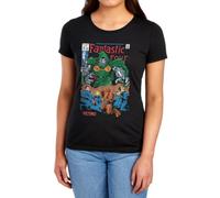 Marvel Fantastic Four Doom Victims Womens T Shirt, Black