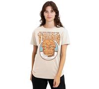 Marvel Fantastic Four Ever-Lovin' Blue-Eyed Thing Ladies T Shirt, Natural, Small