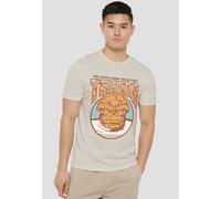 Marvel Fantastic Four Ever-Lovin' Blue-Eyed Thing T-Shirt, Natural in Beige | Size: Small Marvel Beige S