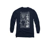 Marvel Fantastic Four First Family & Herbie Blueprint Long Sleeve T-Shirt, Navy | Size: Small Marvel Navy S