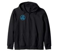 Marvel Fantastic Four: First Steps "4" Chest Logo Costume Zip Hoodie