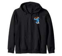 Marvel Fantastic Four First Steps The Thing Pocket Art Zip Hoodie