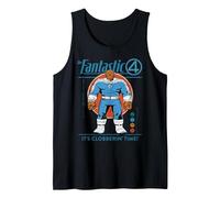 Marvel Fantastic Four: First Steps The Thing Retro Tank Top, Men, Black, Small