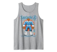 Marvel Fantastic Four: First Steps The Thing Retro Tank Top, Men, Heather Grey, XX-Large