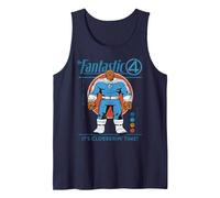 Marvel Fantastic Four: First Steps The Thing Retro Tank Top, Men, Navy Blue, Large