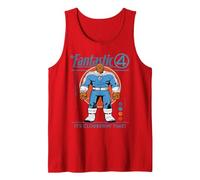 Marvel Fantastic Four: First Steps The Thing Retro Tank Top, Men, Red, XX-Large