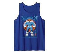 Marvel Fantastic Four: First Steps The Thing Retro Tank Top, Men, Royal Blue, Large