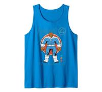 Marvel Fantastic Four: First Steps The Thing Retro Tank Top, Men, Sapphire Blue, Medium