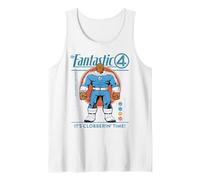Marvel Fantastic Four: First Steps The Thing Retro Tank Top, Men, White, Small