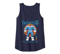 Marvel Fantastic Four: First Steps The Thing Retro Tank Top, Women, Navy Blue, XX-Large