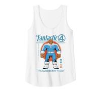 Marvel Fantastic Four: First Steps The Thing Retro Tank Top, Women, White, Medium