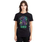 Marvel Fantastic Four Galactus Devourer of Worlds Ladies T Shirt, Black, X-Large