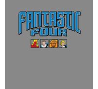 Marvel Fantastic Four Group Squares Unisex T-Shirt - Grey - 3XL