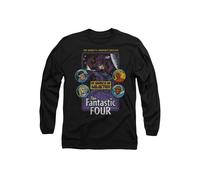 Marvel Fantastic Four In Search Of Galactus Long Sleeve T-Shirt, Black | Size: 2XL Marvel Black 2XL