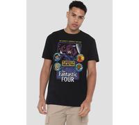 Marvel Fantastic Four In Search Of Galactus T-Shirt, Black Black 4XL