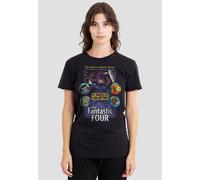 Marvel Fantastic Four in Search of Galactus Ladies T Shirt, Black, Small